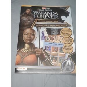 Black Panther Wakanda Forever Coloring and Activity Book